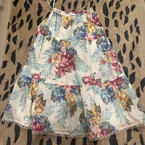 Zimmermann girls Floral Print tiered dress